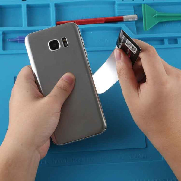 10 PCS QIANLI Ultra Thin Curved Screen Pry Spudger Disassembling Card, Ultra Thin Curved