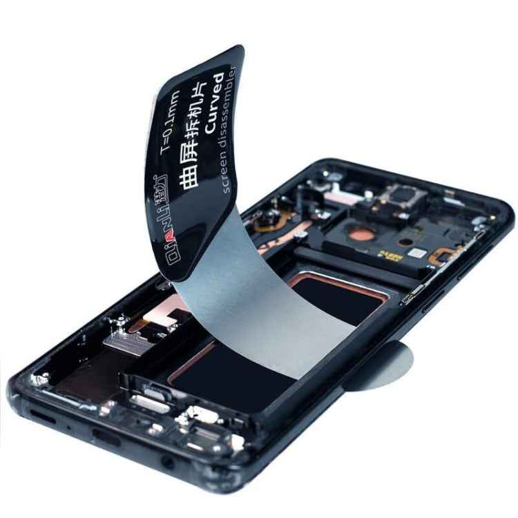 10 PCS QIANLI Ultra Thin Curved Screen Pry Spudger Disassembling Card, Ultra Thin Curved