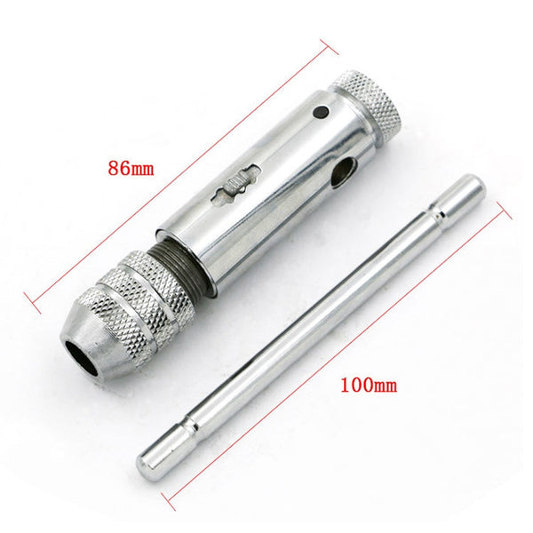 M3-M8 Adjustable Ratchet Tap Wrench and Hand Tapping Accessories