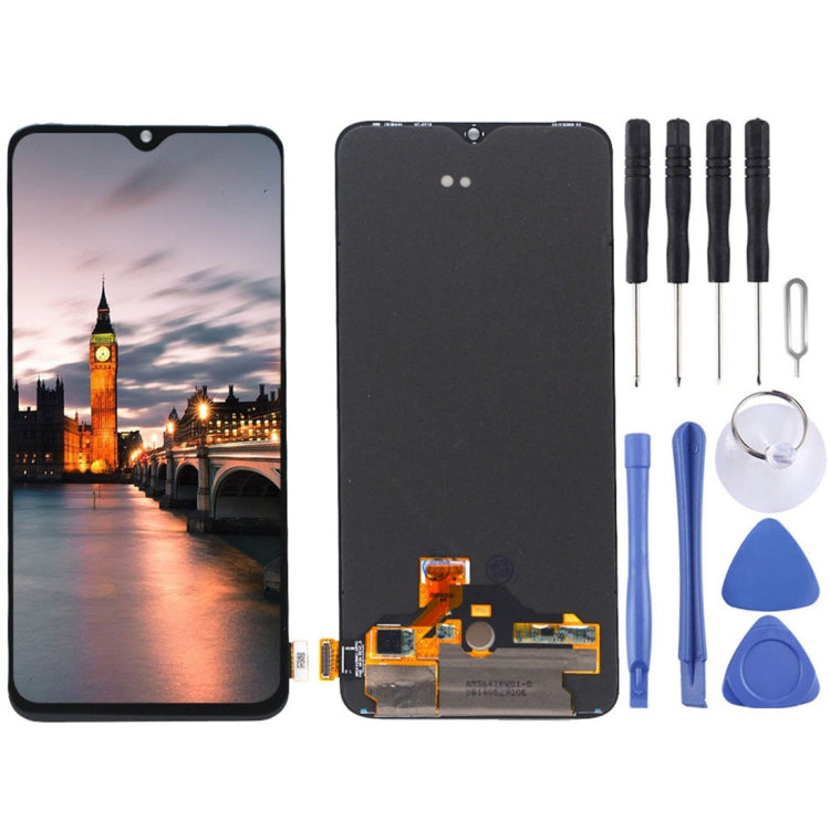 For OnePlus 7 Original AMOLED Material LCD Screen and Digitizer Full Assembly, For OnePlus 7