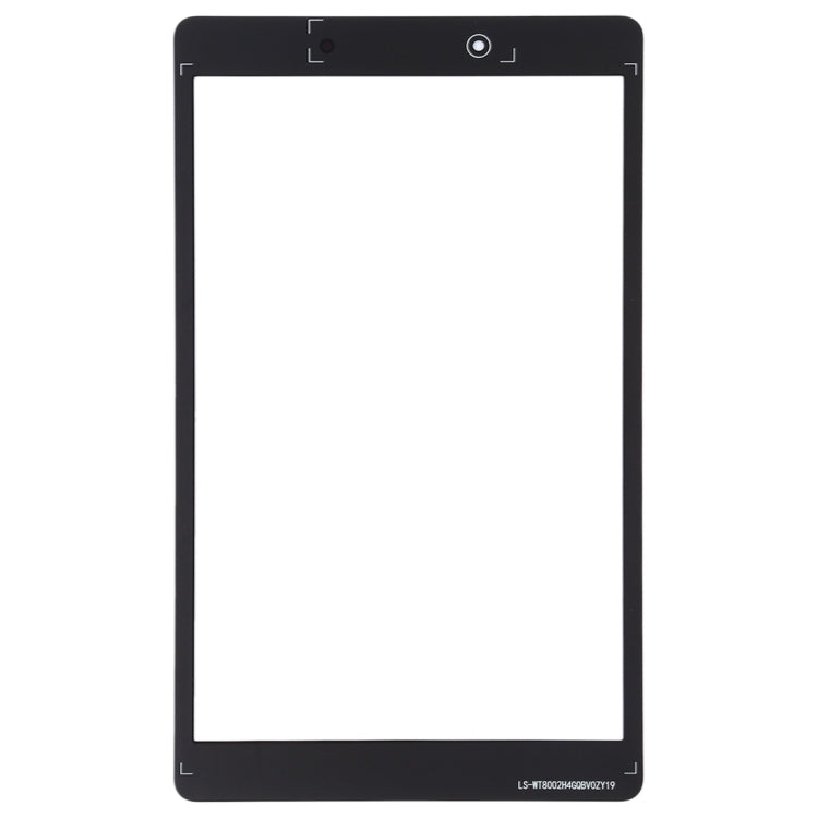 For Galaxy Tab A 8.0 2019 SM-T290 (WIFI Version)  Front Screen Outer Glass Lens (Black)