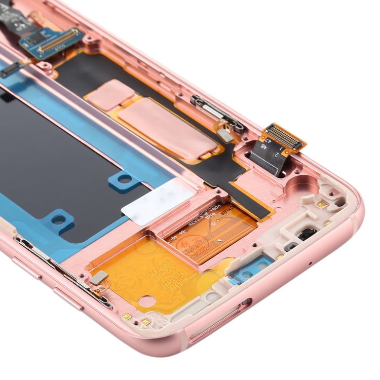 OLED Material LCD Screen and Digitizer Full Assembly With Frame for Samsung Galaxy S7 Edge / SM-G935F, For Galaxy S7 Edge (OLED), For Samsung Galaxy S7 Edge (OLED Material)