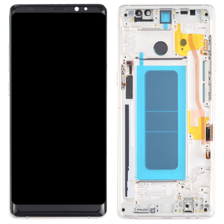 OLED Material LCD Screen and Digitizer Full Assembly with Frame for Samsung Galaxy Note 8 SM-N950