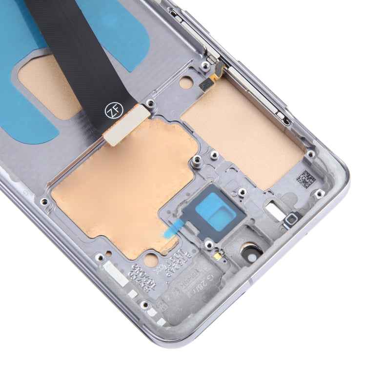 TFT LCD Screen For Samsung Galaxy S20 SM-G980 Digitizer Full Assembly with Frame,Not Supporting Fingerprint Identification(Grey)