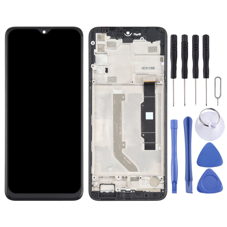 LCD Screen and Digitizer Full Assembly with Frame for TCL 20 SE T761H