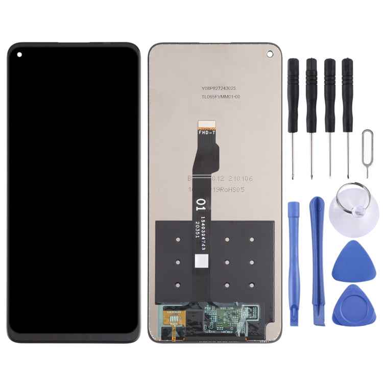 Original LCD Screen for Huawei P40 lite 5G with Digitizer Full Assembly(Black)