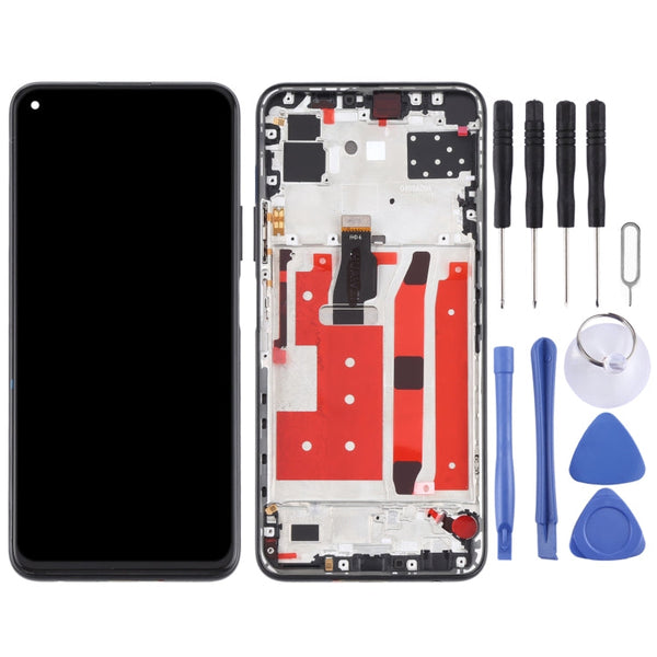 LCD Screen and Digitizer Full Assembly With Frame for Huawei P40 Lite 5G