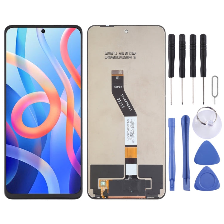 IPS Material Original LCD Screen and Digitizer Full Assembly for Xiaomi Redmi Note 11 China 5G/ Poco M4 Pro 5G / Redmi Note 11T 5G 21091116AG / Redmi Note 11S 5G