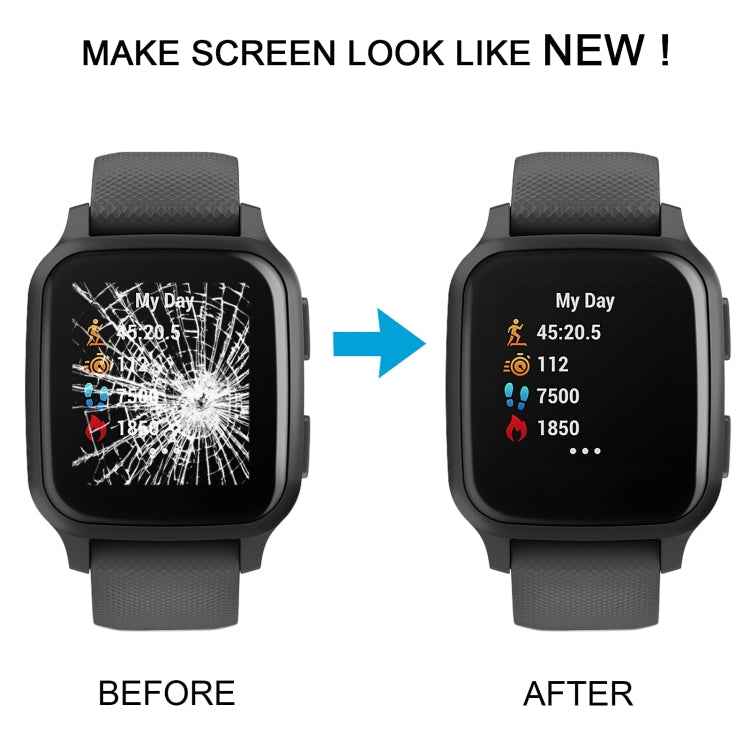 For Garmin Venu SQ Original LCD Screen with Digitizer Full Assembly(Black)