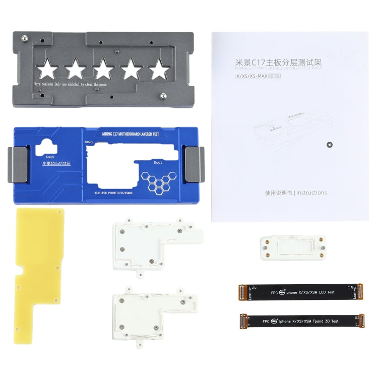 MiJing C17 Main Board Function Testing Fixture For iPhone X / XS / XS Max, MiJing C17