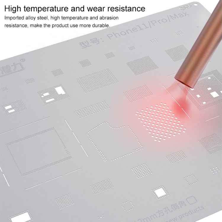 Qianli QS04 Bumblebee Stencils BGA Reballing Planting Tin Plate For iPhone X/8/8 Plus