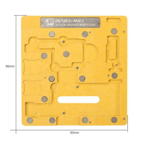 MECHANIC MR3 3 in 1 Mid-Layer Planting Tin Platform for iPhone X/XS/XS Max, Mechanic MR3