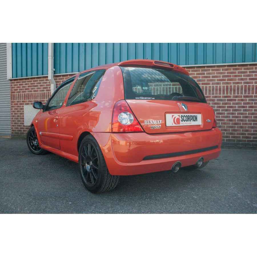 Scorpion Exhausts - Renault Clio MK2 2.0 182 cat-back Exhaust (multiple options)