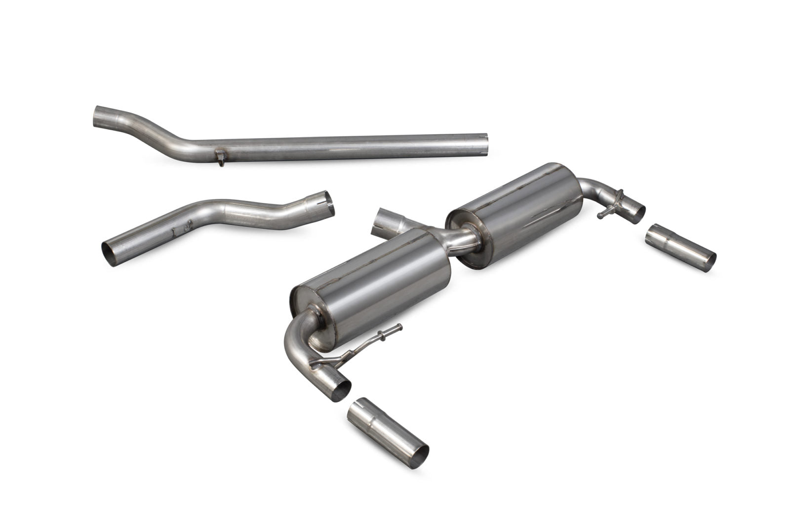 Scorpion Renault Clio MK3 RS 200 (2009-12) Cat-Back Exhaust - Uses OE Tailpipes