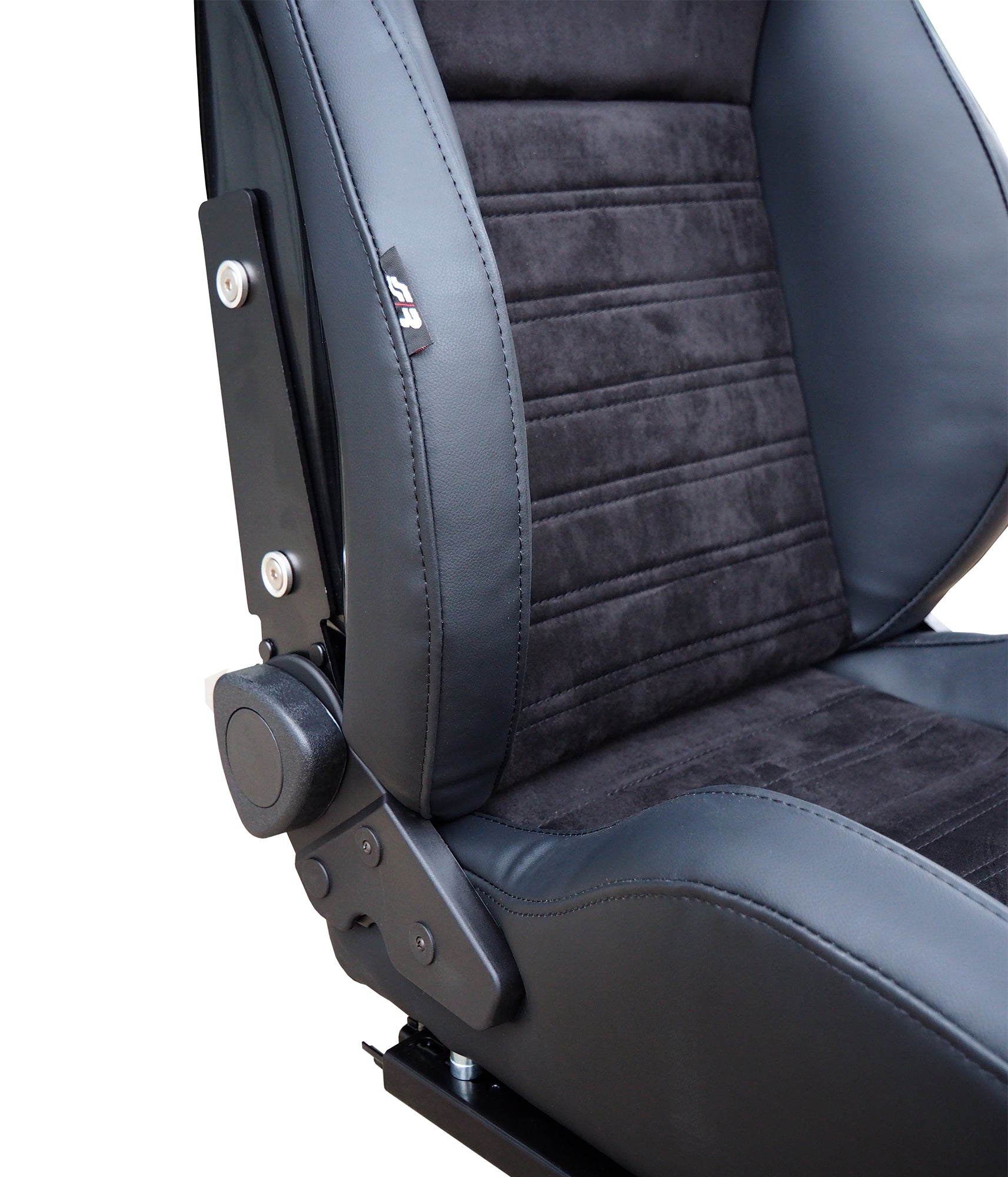 Simoni Racing JODY Reclining Alcantara Heated x1 Universal Sports Bucket Seat + slides