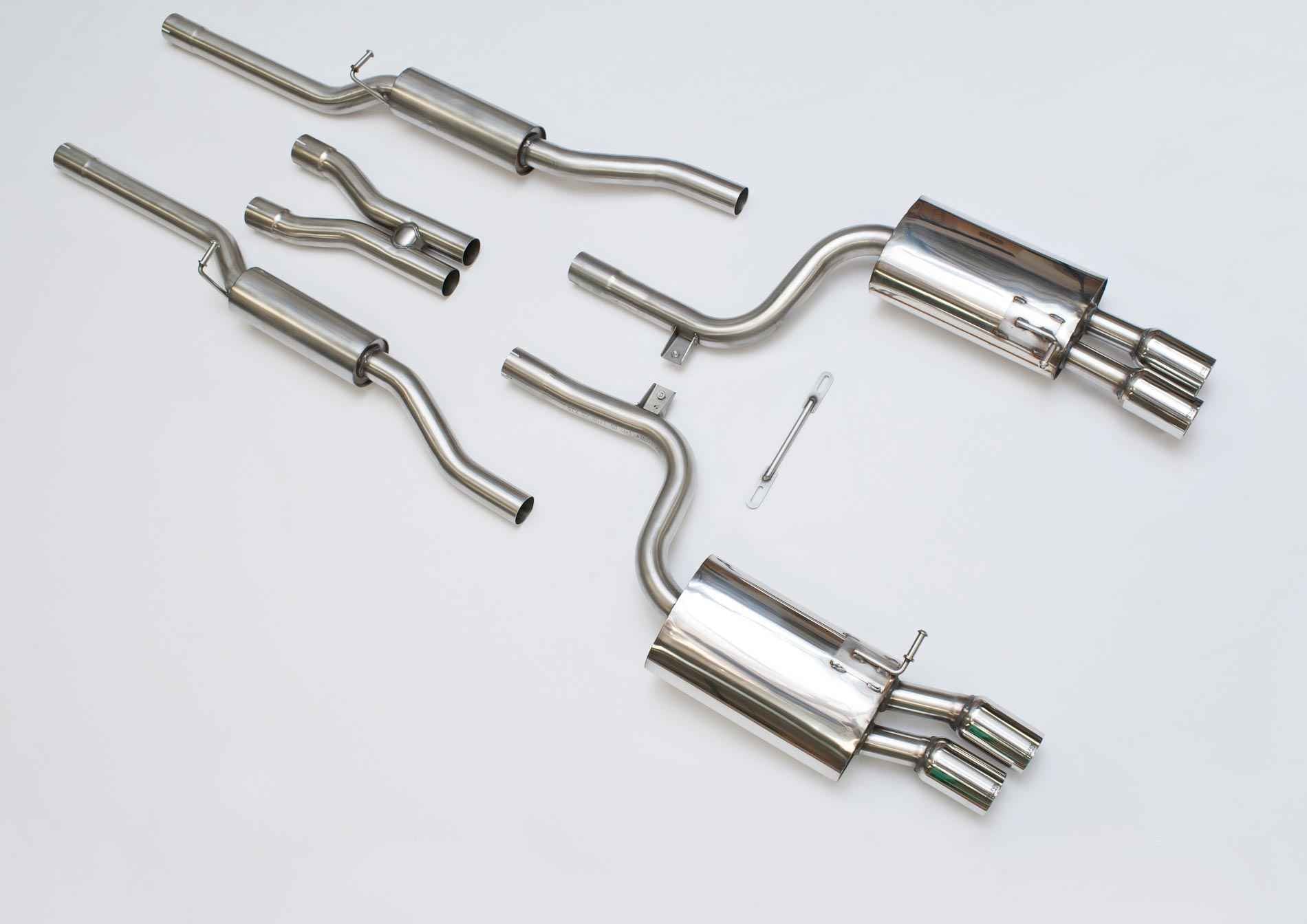 Milltek Sport - Cat Back Exhaust (Resonated or Non resonated) Audi S4 B7 4.2 V8