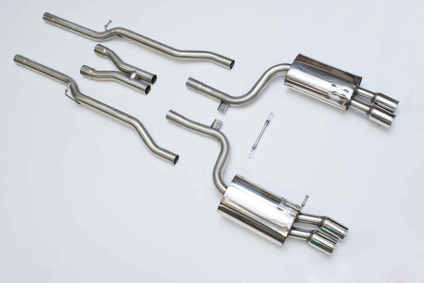 Milltek Sport - Cat Back Exhaust (Resonated or Non resonated) Audi S4 B7 4.2 V8