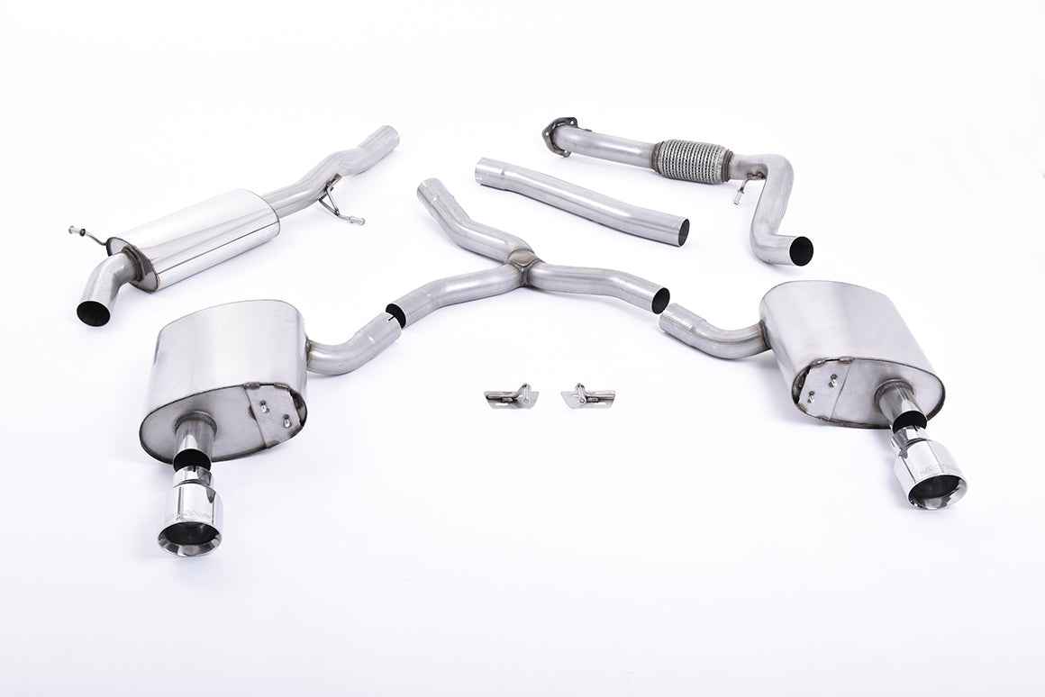 Milltek Sport - Cat Back Exhaust (Multiple Options) Audi A4 B9 2.0TFSI