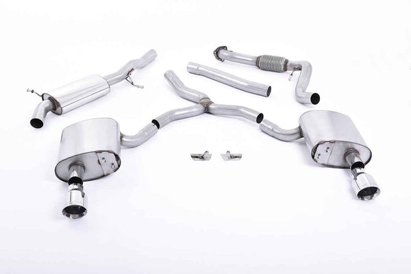 Milltek Sport - Cat Back Exhaust (Multiple Options) Audi A4 B9 2.0TFSI