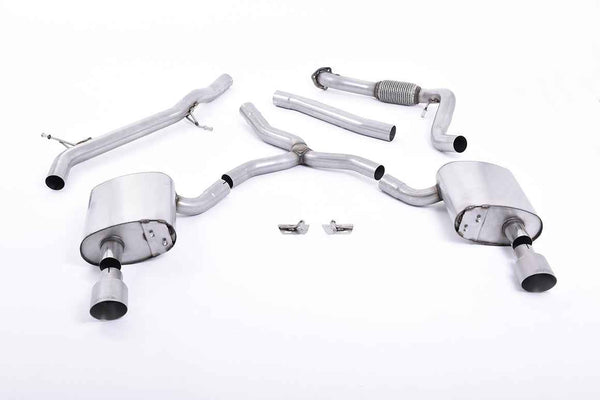 Milltek Sport - Cat Back Exhaust (Multiple Options) Audi A4 B9 2.0TFSI