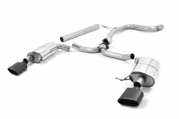 Milltek Seat Leon ST Cupra 280 & 290 2.0 TSI (15-17) Cat-Back Exhaust – Non-Resonated- Cerakote Black Oval Tips