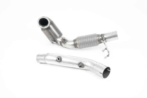 Milltek Mk7.5 Golf GTI, Seat Leon Cupra 290 Hatch (19-21) GPF Bypass Pipe and Hi-Flow Sports Cat (Fits OE System)