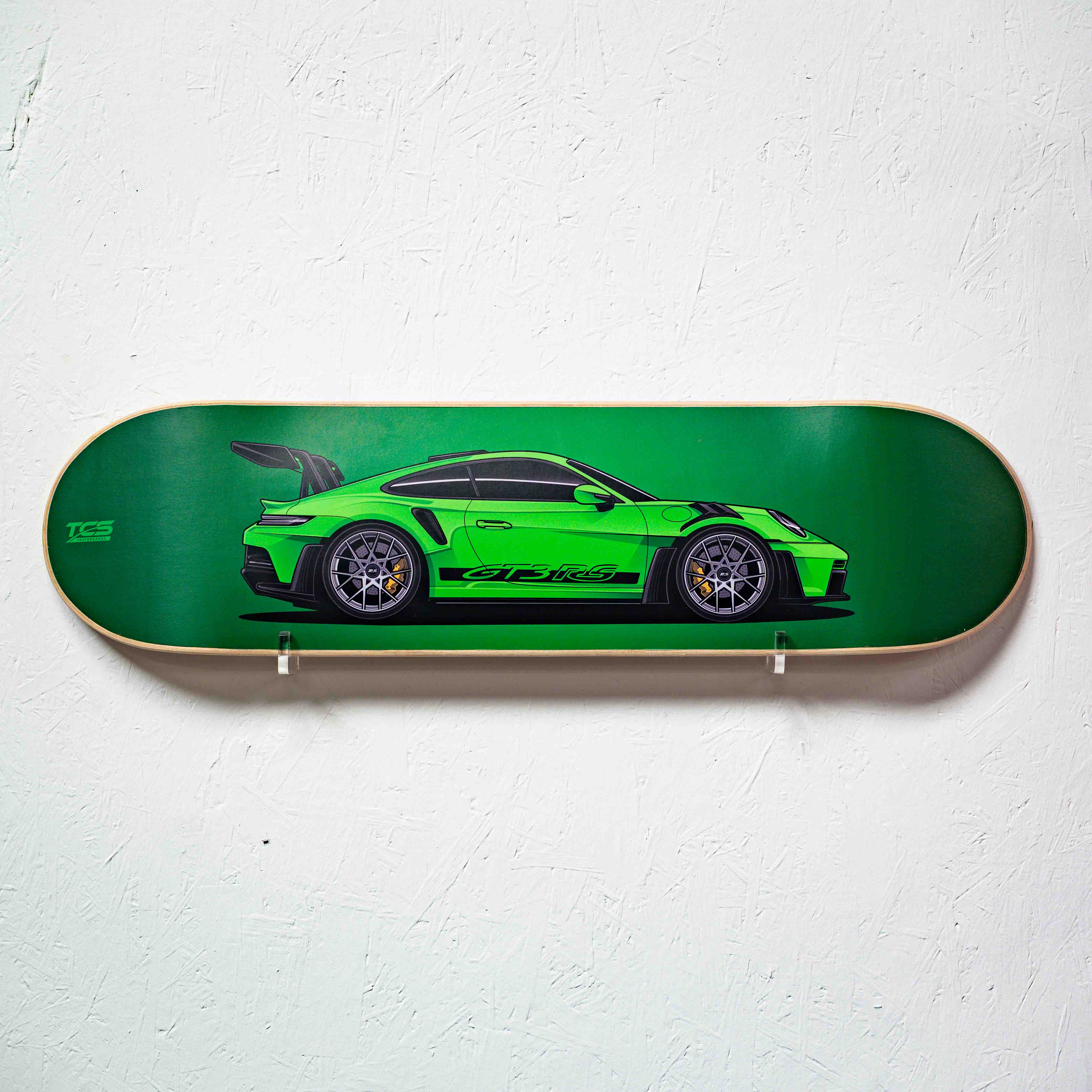 Porsche 911 GT3 RS Skate Deck Wall Art
