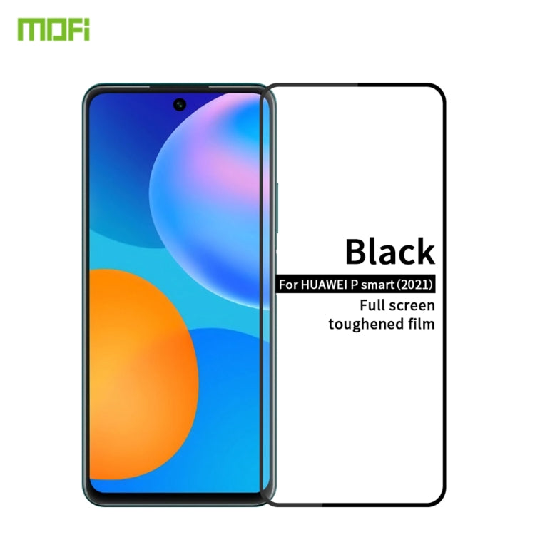 MOFI 9H 2.5D Full Screen Tempered Glass Film, For Huawei P smart 2021, For Huawei Y7a 2020
