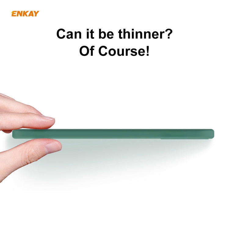 ENKAY ENK-PC071 Hat-Prince Liquid Silicone Straight Edge Shockproof Protective Case For iPhone XS / X, For iPhone XS