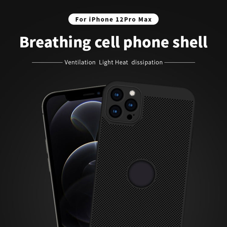 MOFi Honeycomb Texture Breathable PC Shockproof Protective Back Cover Case, For iPhone 12 Pro Max, For iPhone 12 mini, For iPhone 12, For iPhone 12 Pro