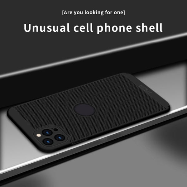 MOFi Honeycomb Texture Breathable PC Shockproof Protective Back Cover Case, For iPhone 12 Pro Max, For iPhone 12 mini, For iPhone 12, For iPhone 12 Pro