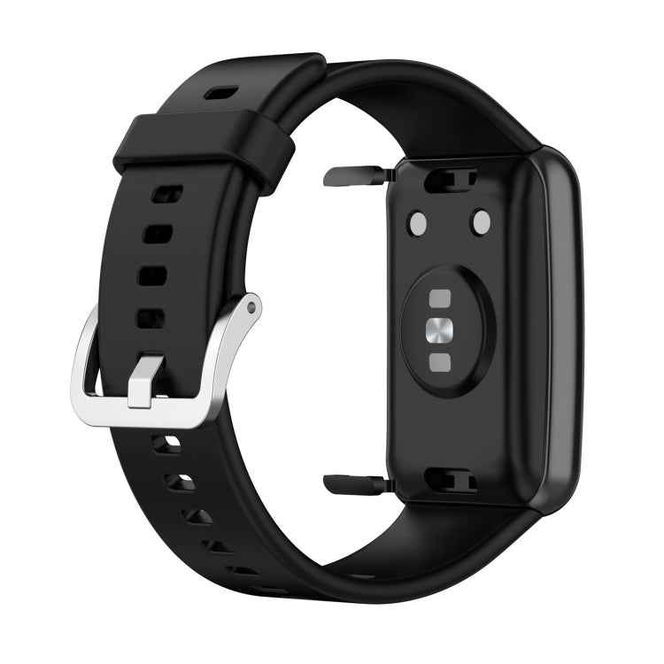 For Huawei Watch Fit TIA-B09 Silicone Watch Band(Black)