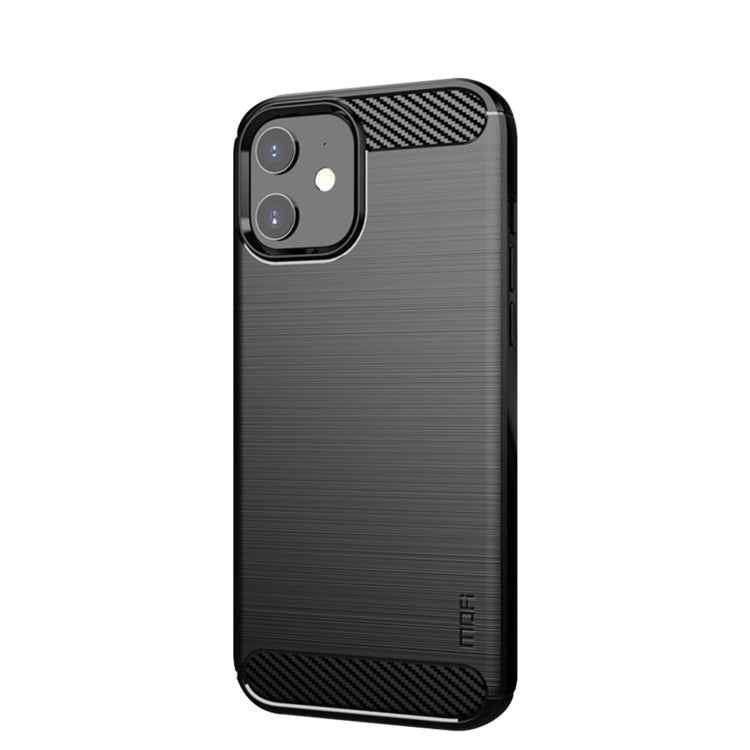 MOF Gentleness Series Brushed Texture Carbon Fiber Soft TPU Case, For iPhone 12 mini, For iPhone 12 / 12 Pro, For iPhone 12 Pro Max, For iPhone?12 / 12 Pro