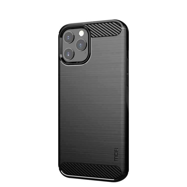 MOF Gentleness Series Brushed Texture Carbon Fiber Soft TPU Case, For iPhone 12 mini, For iPhone 12 / 12 Pro, For iPhone 12 Pro Max, For iPhone?12 / 12 Pro