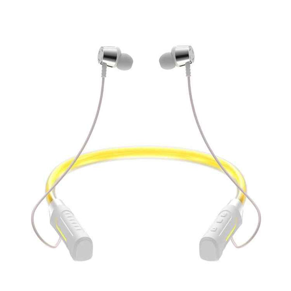 JG4 Flashing LED Neck-mounted Stereo Bluetooth Wireless Earphone