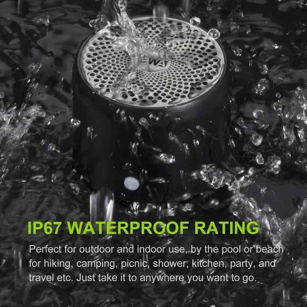 A106Pro IPX7 Waterproof Mini Portable Bluetooth Metal Speaker