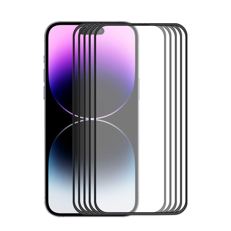 ENKAY Full Glue Tempered Glass Anti-fall Full Film for iPhone 14 Pro Max, For iPhone 14 Pro Max (1 PC), For iPhone 14 Pro Max (2 PCS), For iPhone 14 Pro Max (5 PCS)