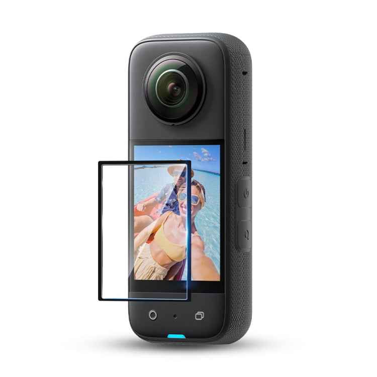 For Insta360 X3 2pcs Transparent HD Curved Protective Film