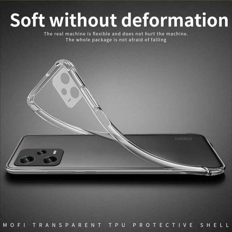 MOFI Ming Series Ultra-thin TPU Phone Case, For XiaomiRedmi Note 12 Pro 5G China, For Xiaomi Redmi Note 12 Pro+ China, For Xiaomi Redmi A1+