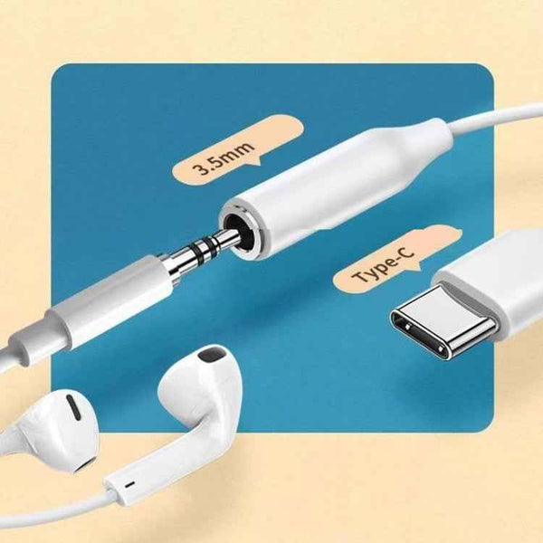 Type C to 3.5mm Female Headphone Jack Adapter