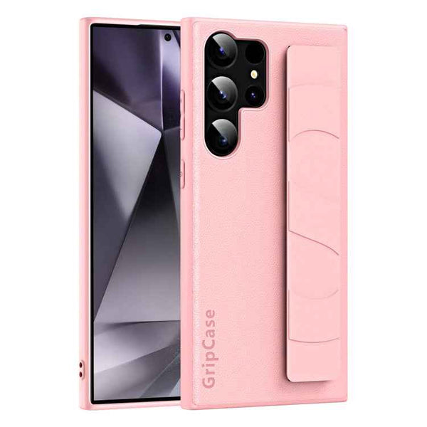 Skin Elastic Wrist Grip Back Cover Phone Case, For Samsung Galaxy S25 5G, For Samsung Galaxy S25+ 5G, For Samsung Galaxy S25 Ultra 5G, For Samsung Galaxy S24 Ultra 5G