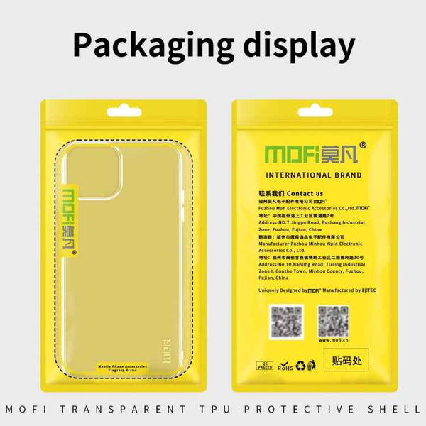 For iPhone 15 Pro Max MOFI Ming Series Ultra-thin TPU Phone Case(Transparent)