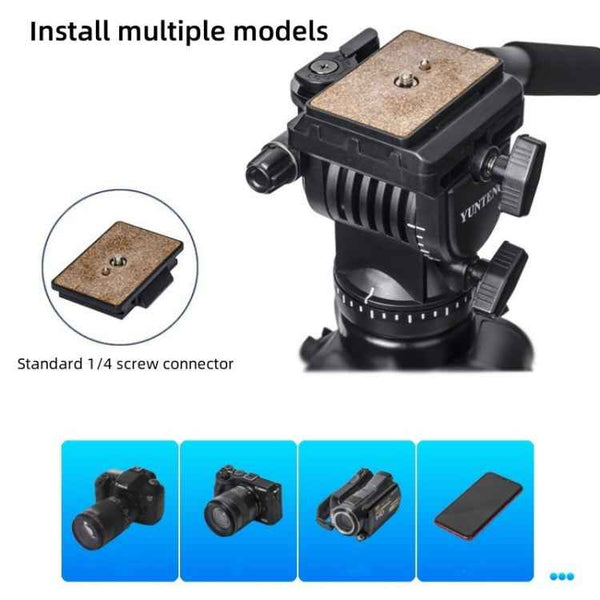 Yunteng VCT-3000 Professional Aluminum Tripod Camera Stand with Pan Head, VCT-3000