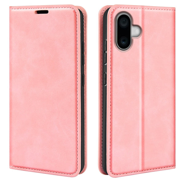 Retro-skin Magnetic Suction Leather Phone Case