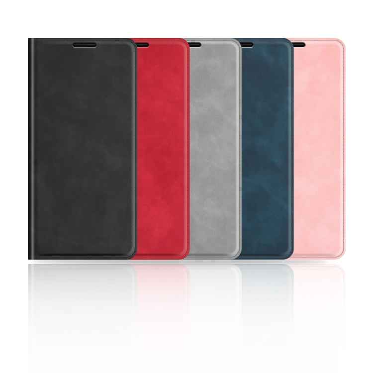 Retro-skin Magnetic Suction Leather Phone Case, For iPhone 15