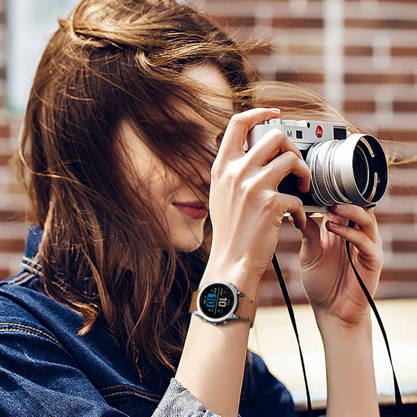 Leather Textured 22mm Watch Band