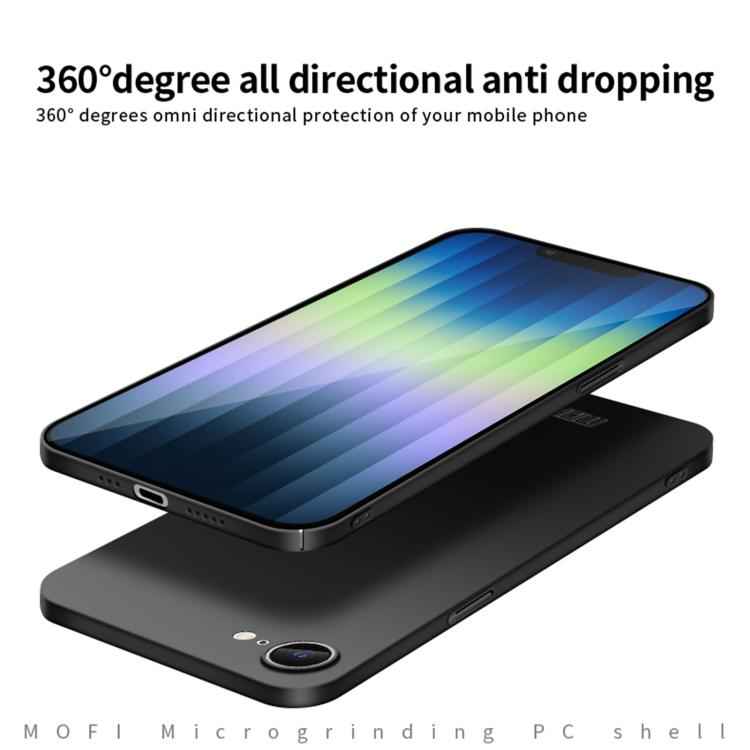 MOFI Frosted PC Ultra-thin Hard Phone Case, For iPhone 16e, For iPhone 16 Pro Max, For iPhone 16 Pro, For iPhone 16 Plus
