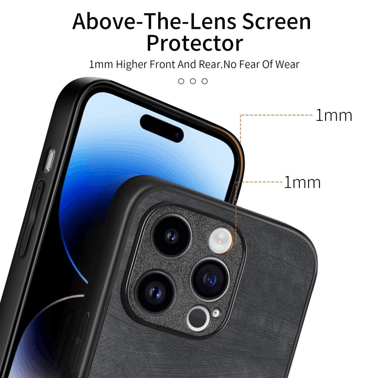 Vintage Leather PC Back Cover Phone Case