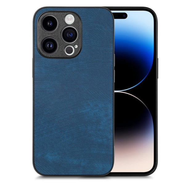 Vintage Leather PC Back Cover Phone Case