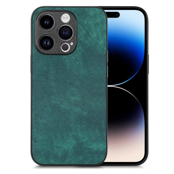 Vintage Leather PC Back Cover Phone Case